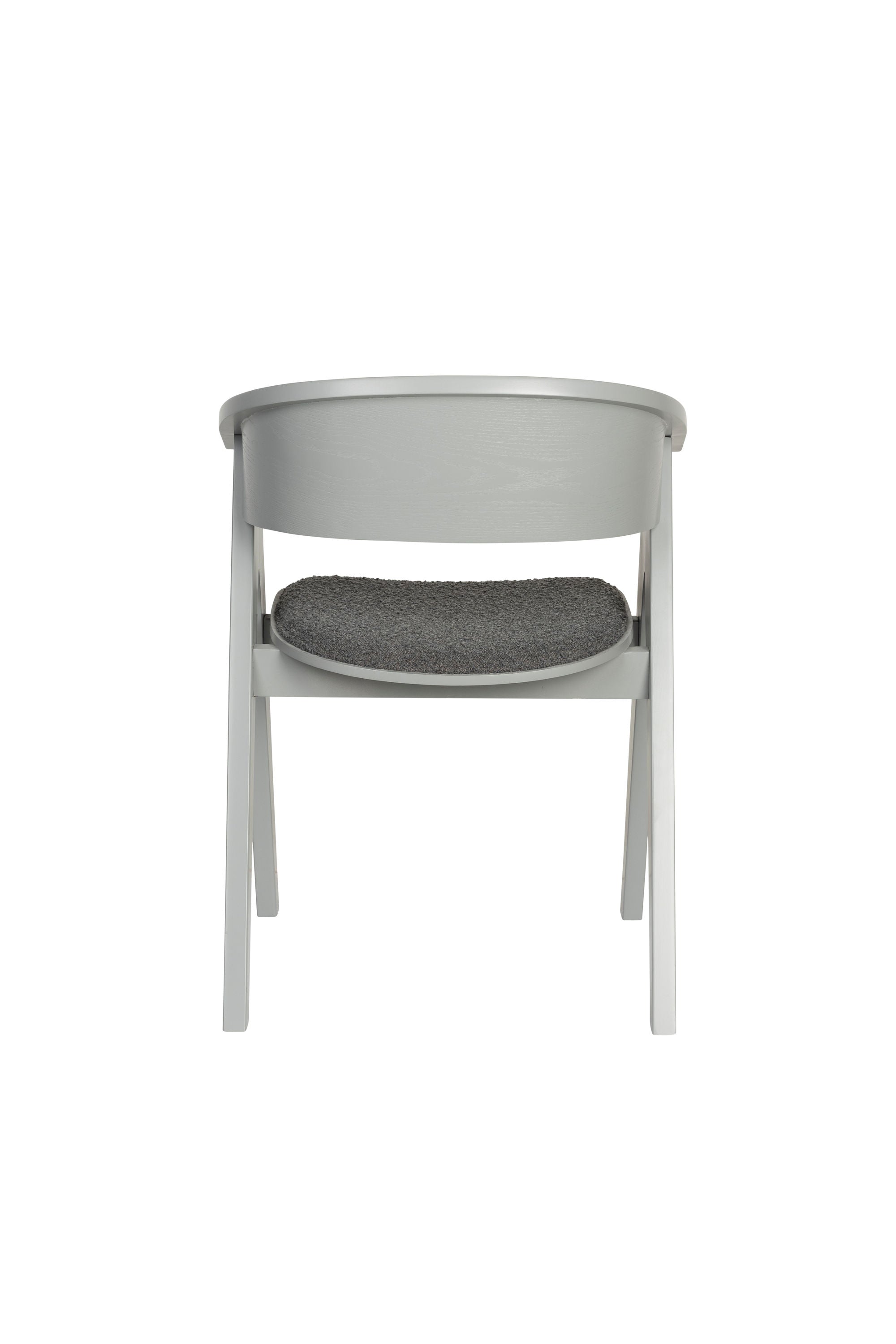 Zuiver Ndsm Grey Ash Wood Curved Dining Chair